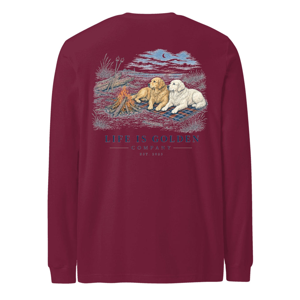 The Last Bonfire Long-Sleeve — Maroon