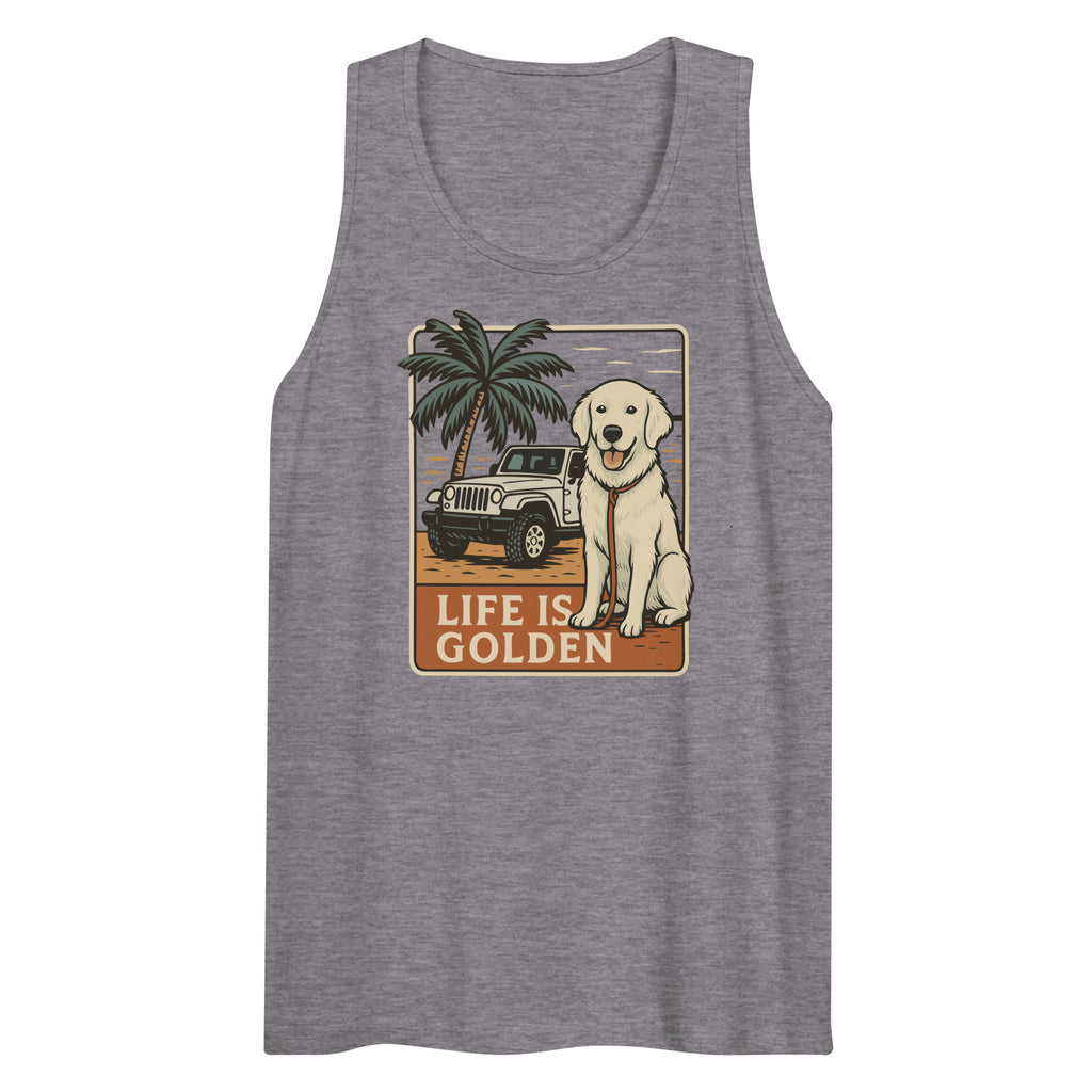 April Men’s premium tank top