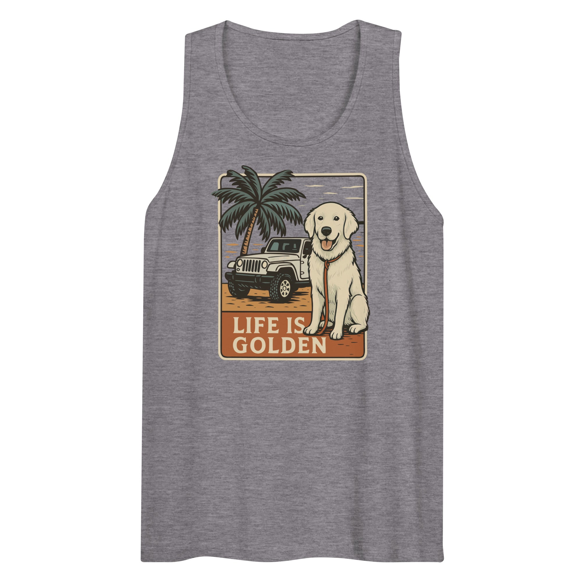 April Men’s premium tank top