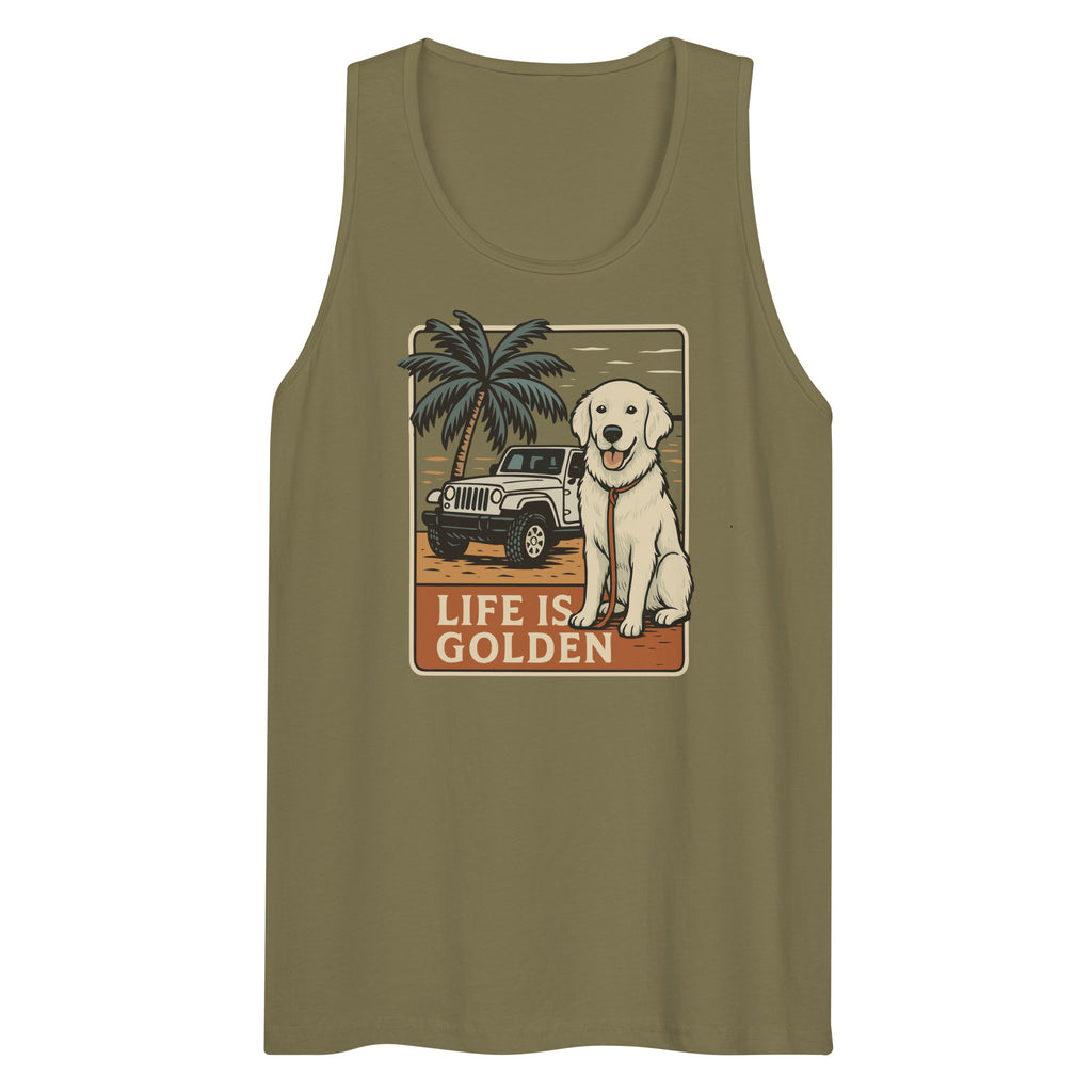 April Men’s premium tank top