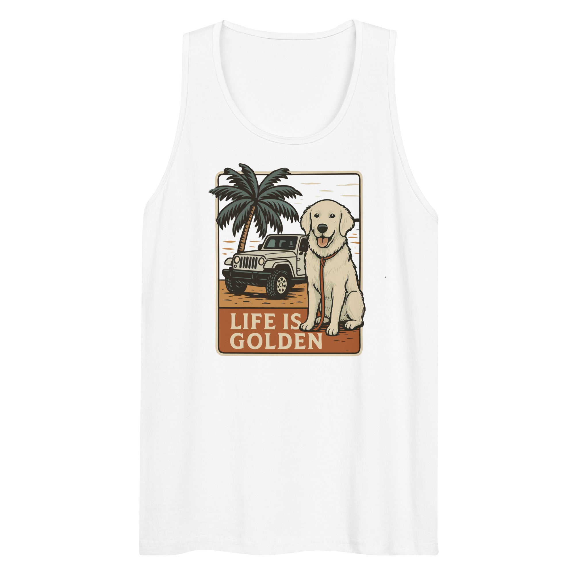April Men’s premium tank top