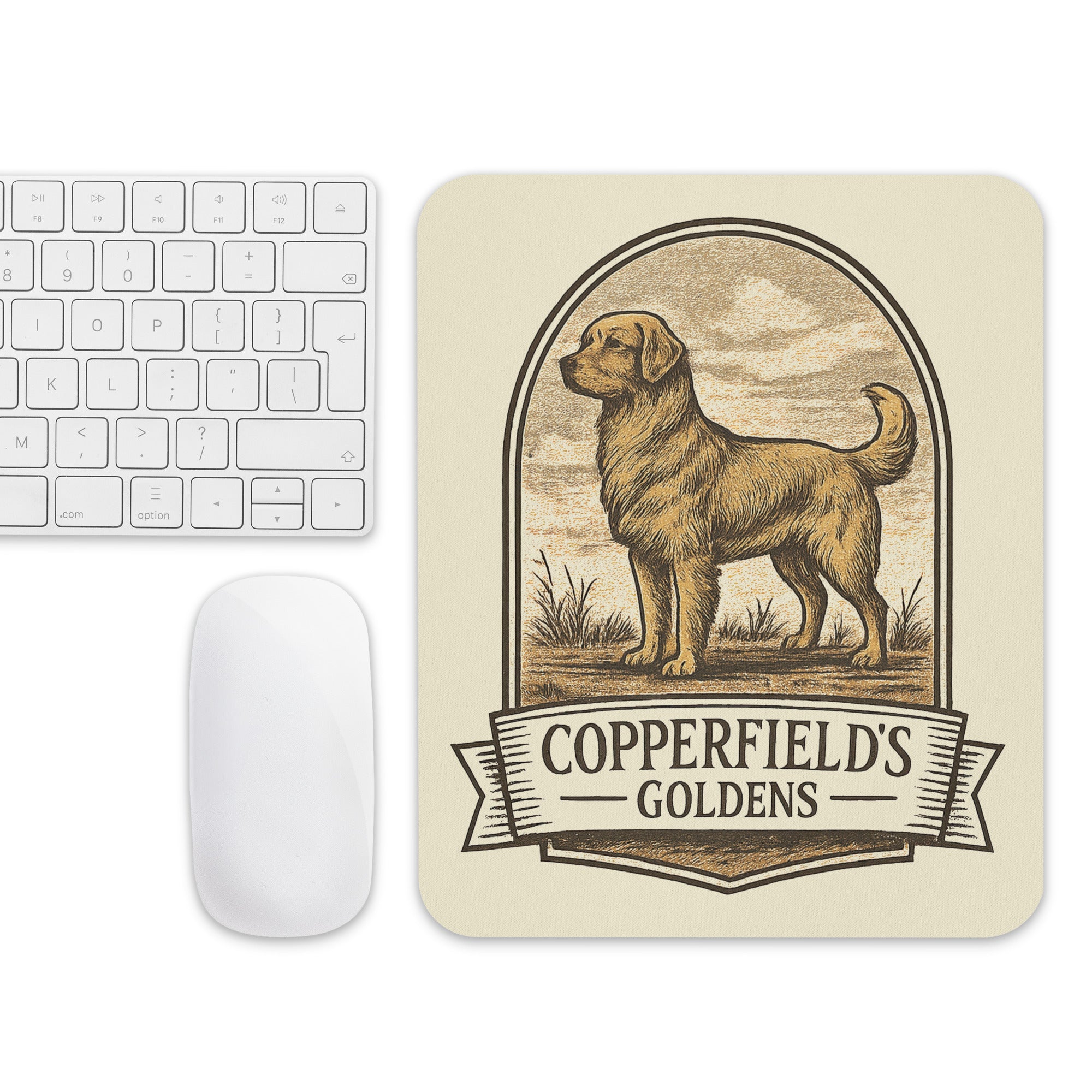 Copperfield's Goldens Mouse pad