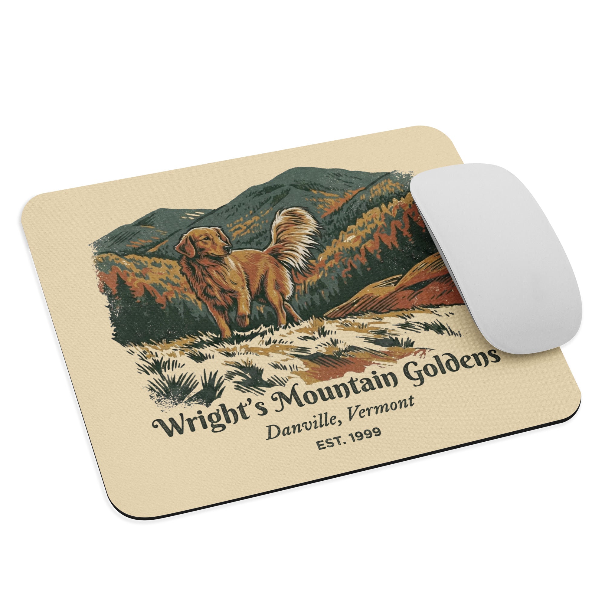 Wright's Mountain Goldens Mouse Pad
