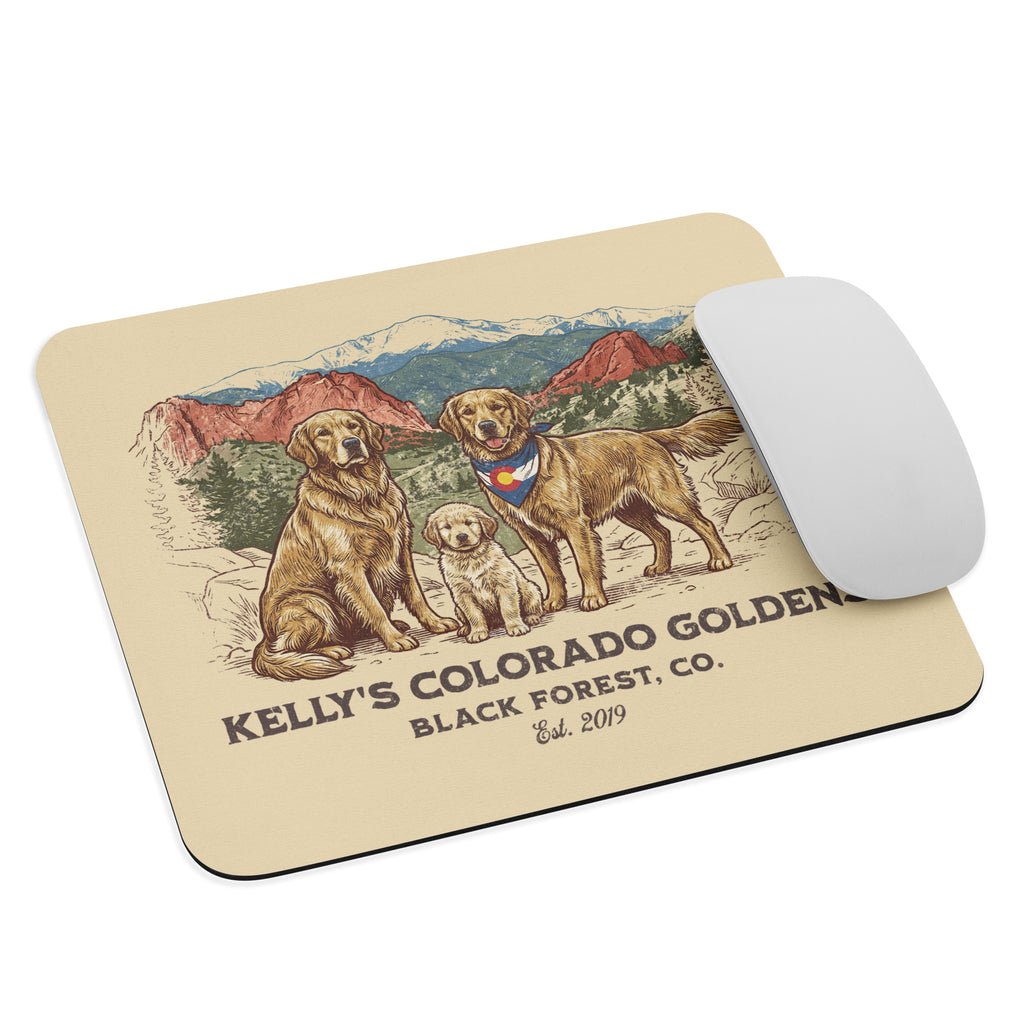 Kelly's CO Goldens Mouse pad