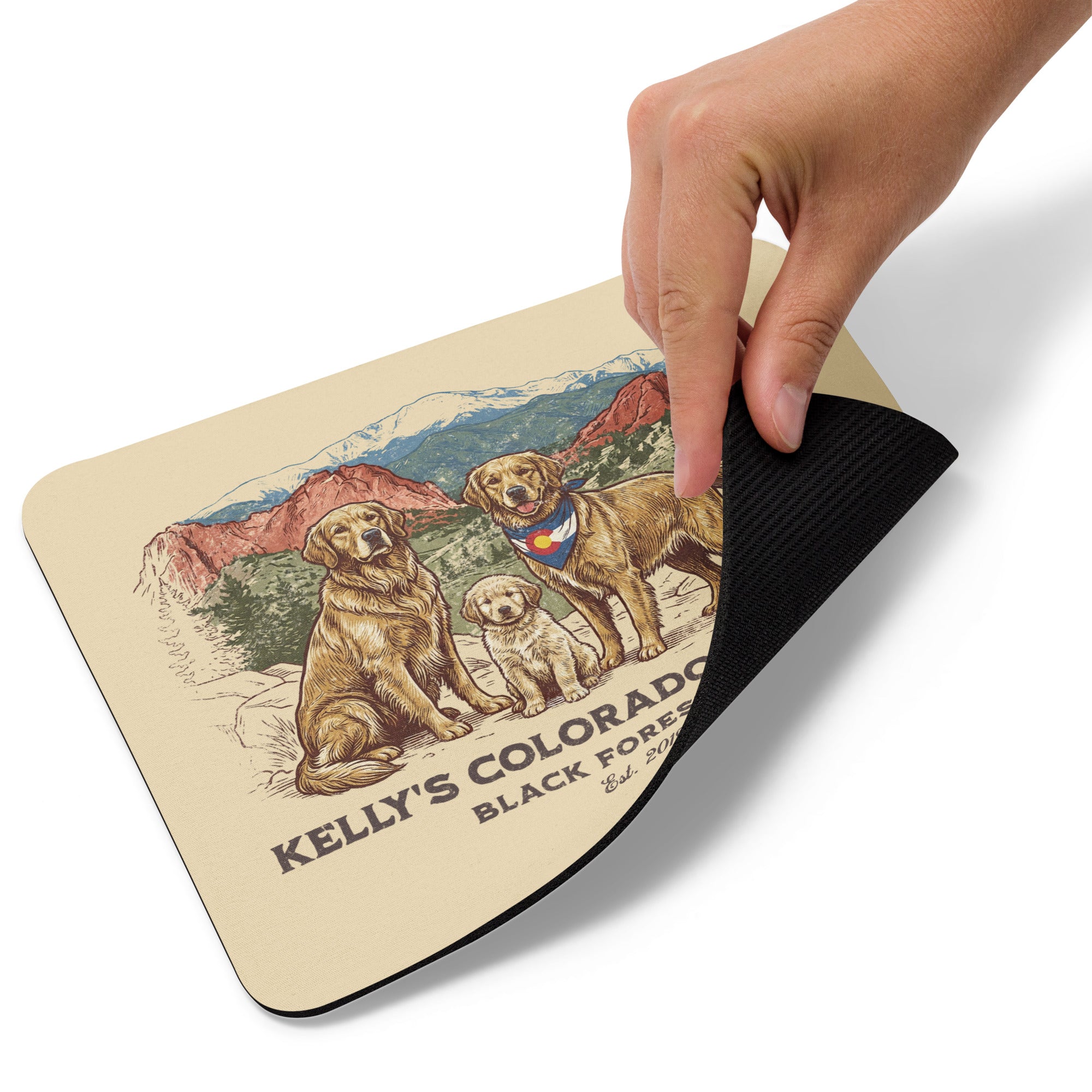 Kelly's CO Goldens Mouse pad