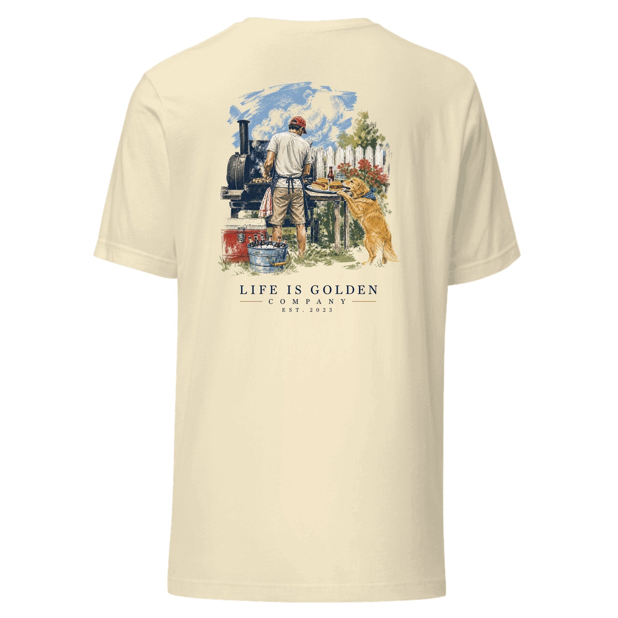 The Pitmaster Tee — Natural