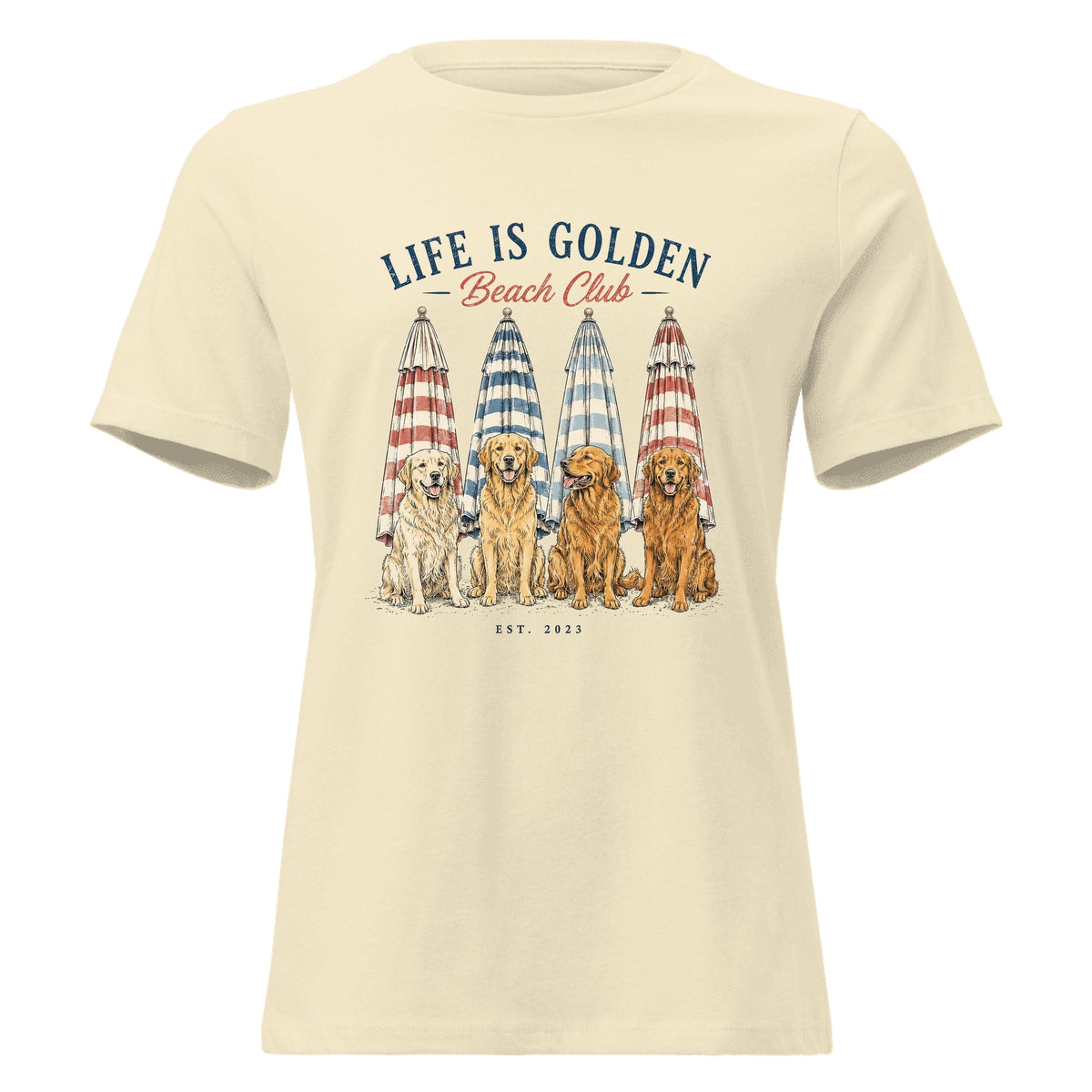 The Umbrella Line Women's Tee — Natural