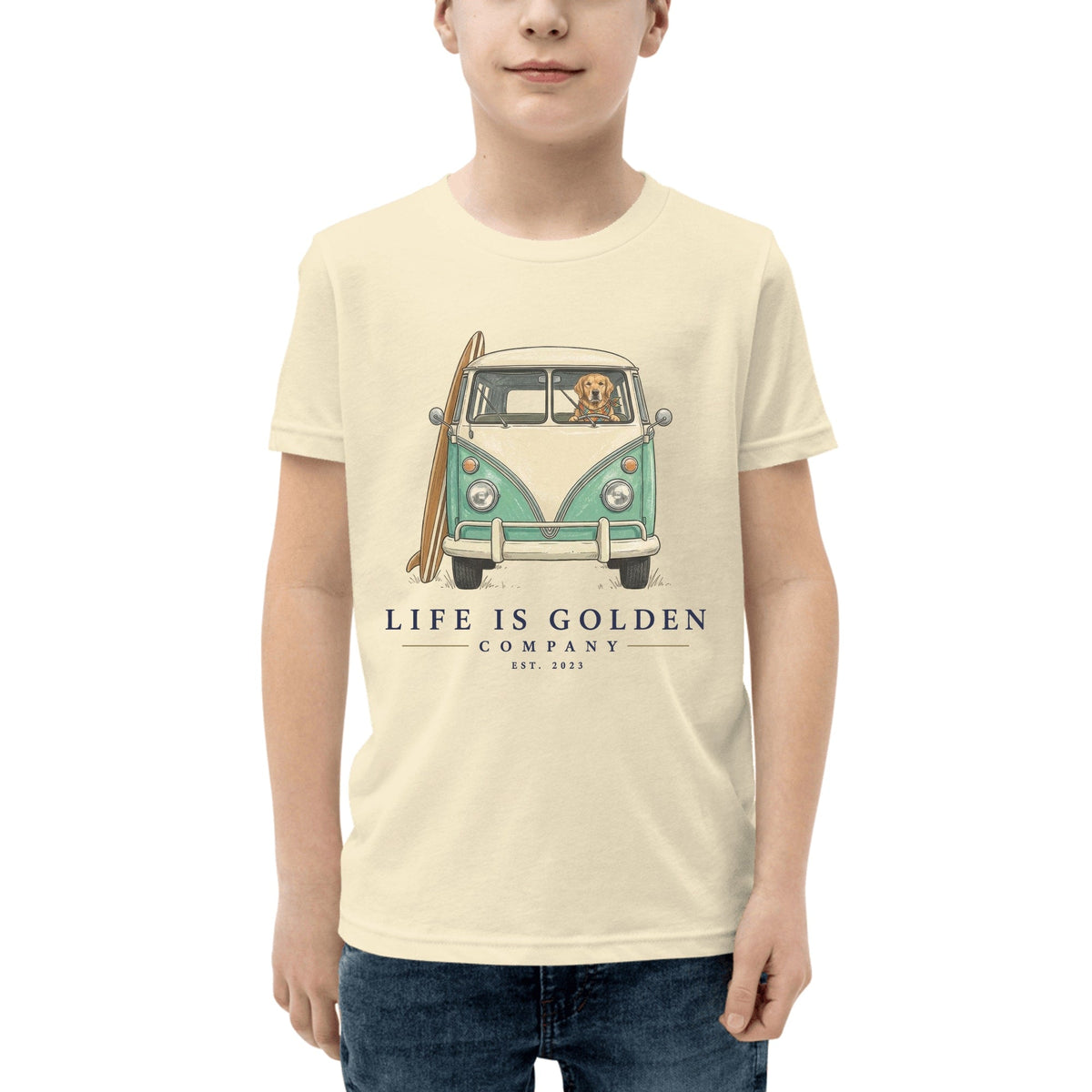 The Board Rider Youth Tee — Natural