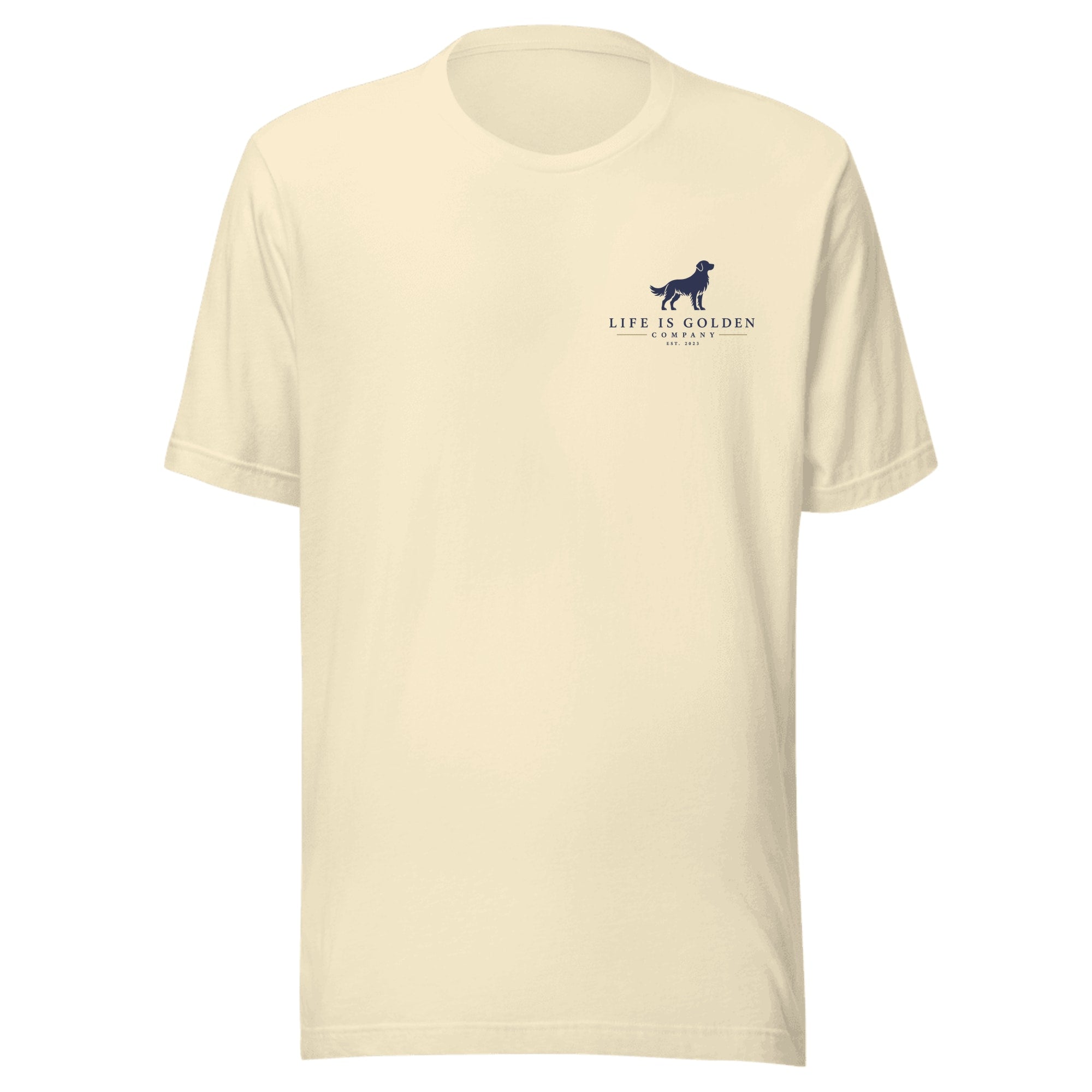 The Barn Chore Tee — Natural (front)