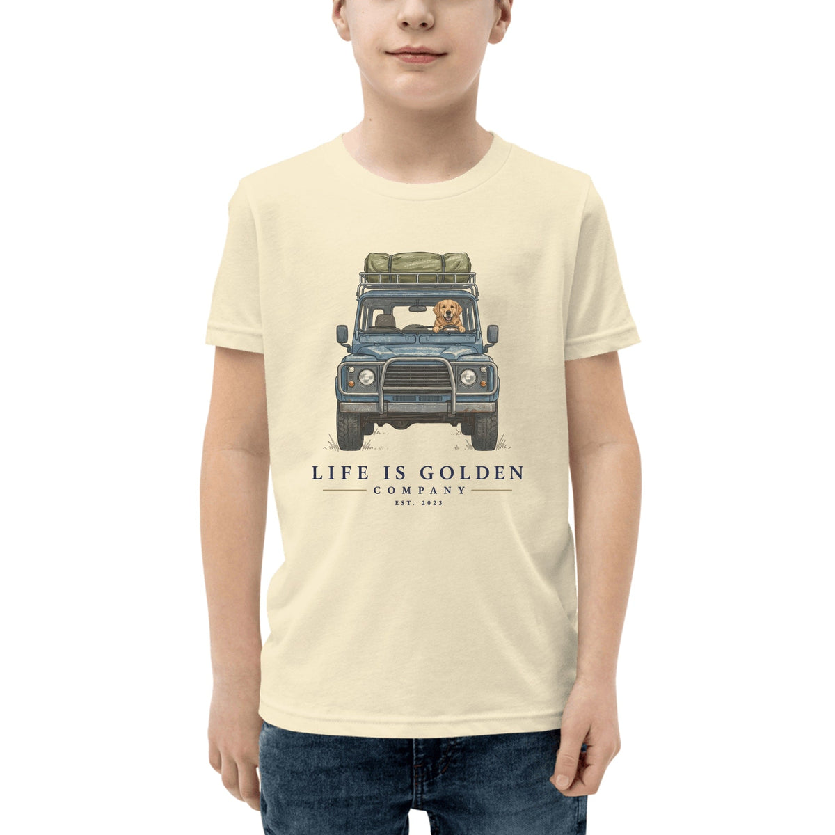 The Base Camp Youth Tee — Natural