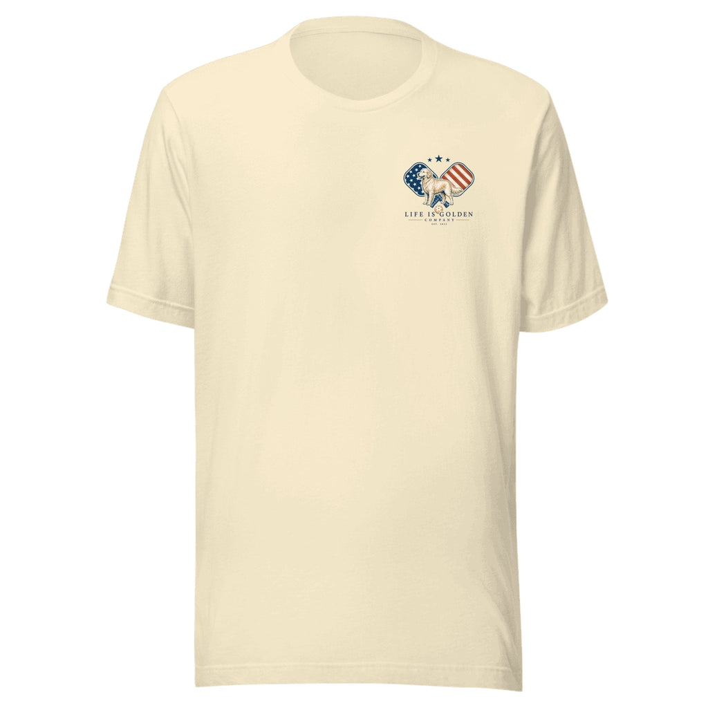 The Kitchen Line Tee — Natural (front)
