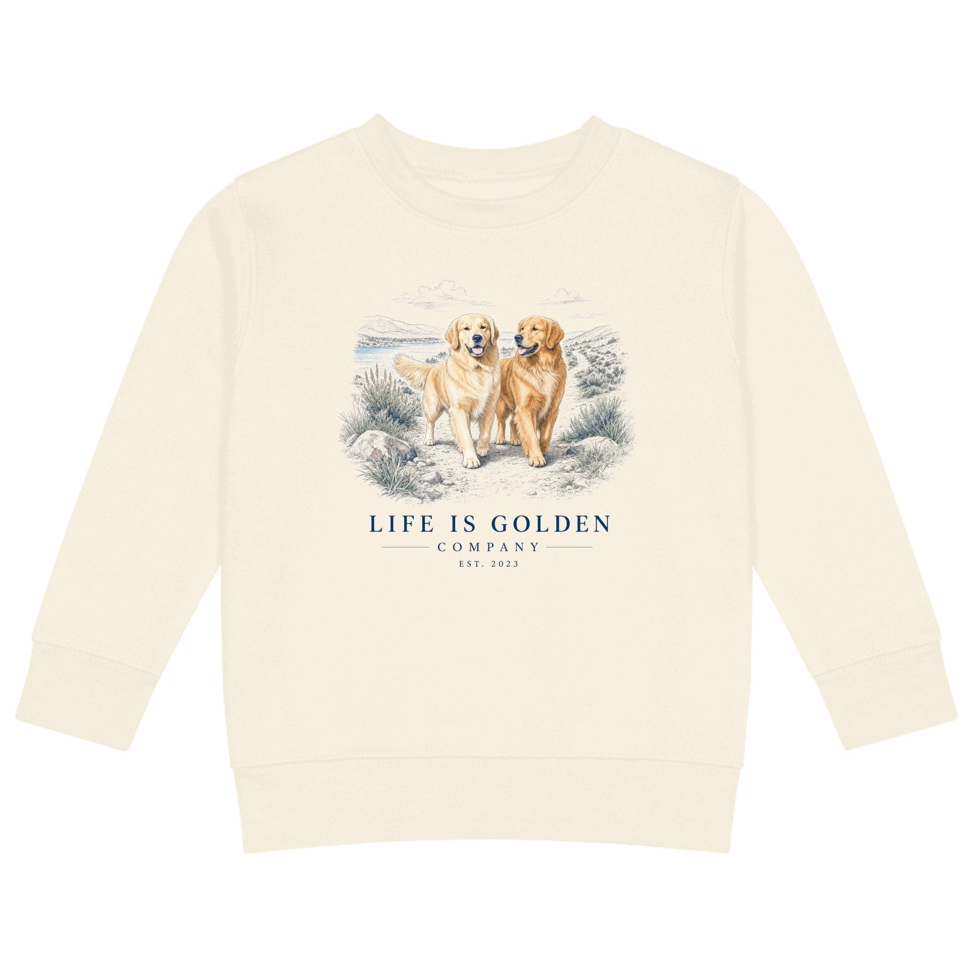 Custom #15885 Toddler Crewneck — Natural Heather
