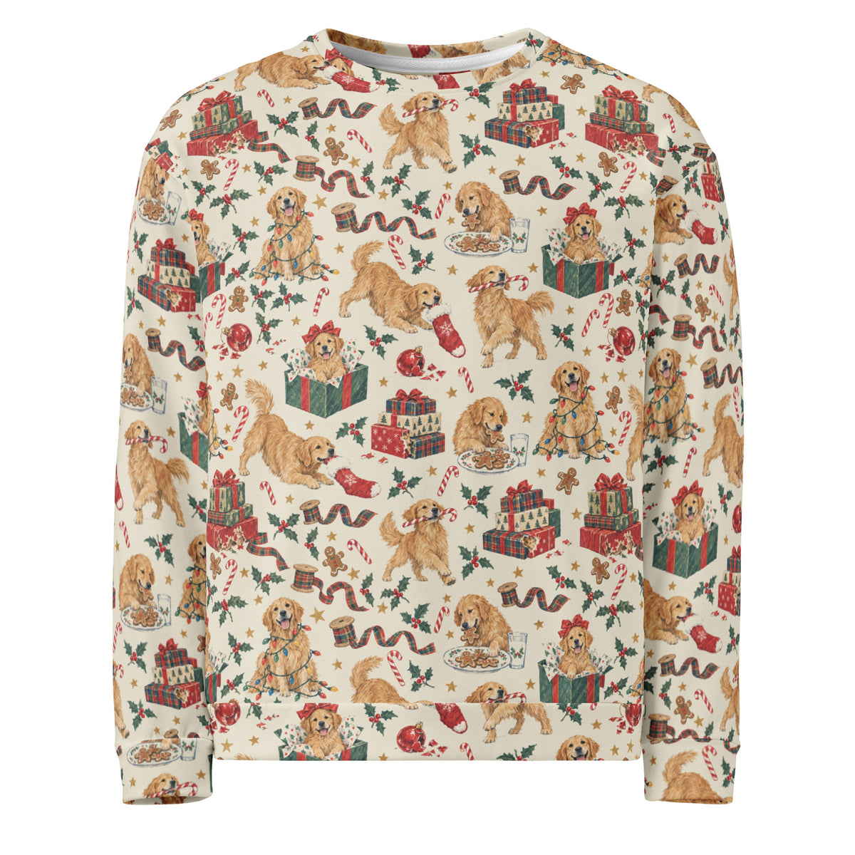 Naughty & Nice Christmas Sweatshirt — Ghost Front
