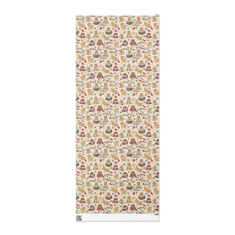 Naughty & Nice Wrapping Paper — the full 6 ft roll