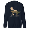 The Home Team Golden Crewneck — Navy Blazer