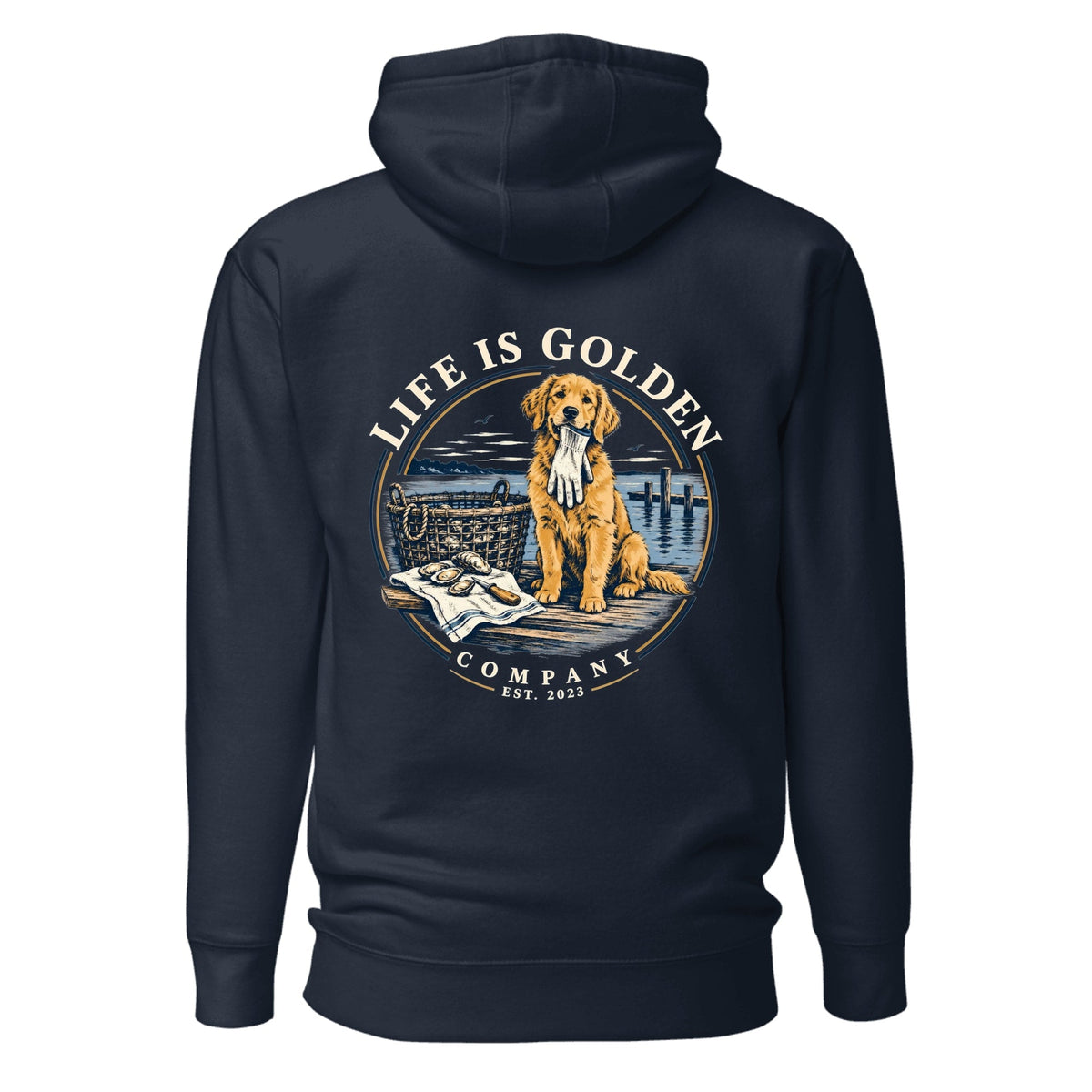 Dockside Delivery Hoodie — Navy Blazer