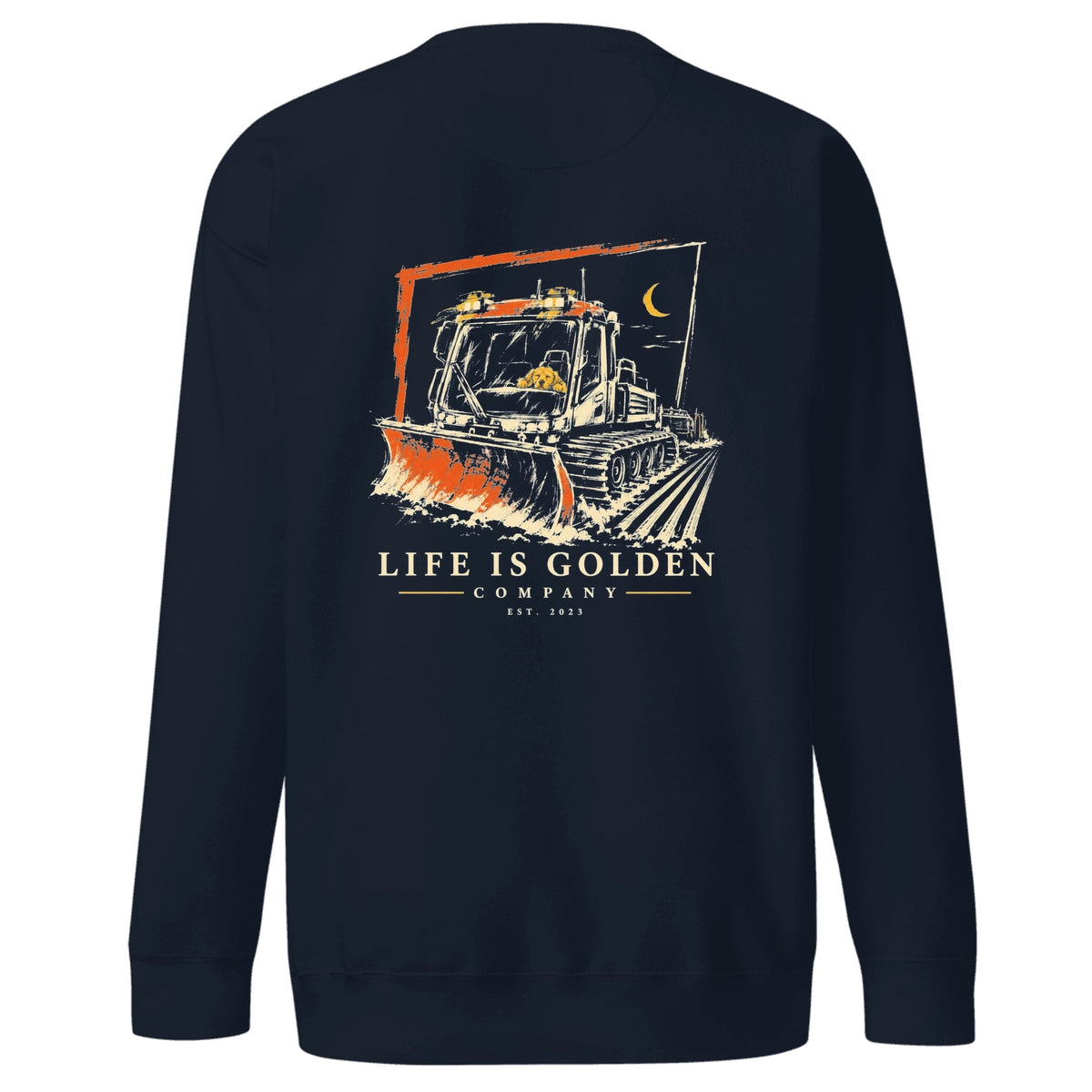 Corduroy Crew Crewneck — Navy Blazer