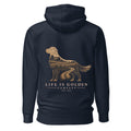 The Homestead Golden Hoodie — Navy Blazer