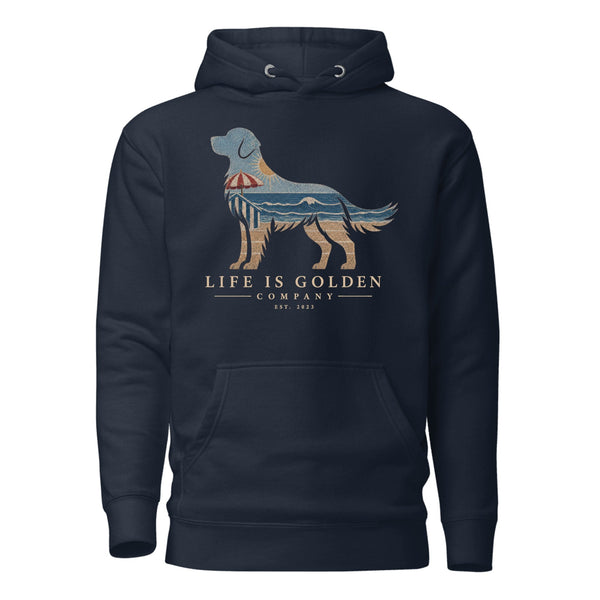 The Beach Day Golden Hoodie