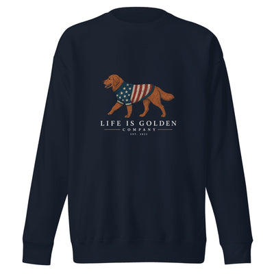 The Old Glory Crewneck — Red