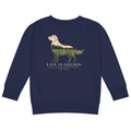 The Match Day Golden Little Kids Crew — Navy