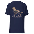 The Riverbend Golden Tee — Navy