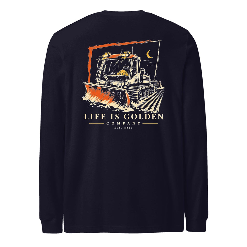 Corduroy Crew Long-Sleeve — Navy