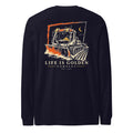Corduroy Crew Long-Sleeve — Navy