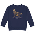 The Homestead Golden Little Kids Crew — Navy