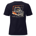 Corduroy Crew Women's Relaxed Tee — Navy