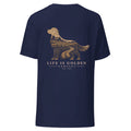 The Homestead Golden Tee — Navy