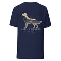 The Still Water Golden Tee — Navy