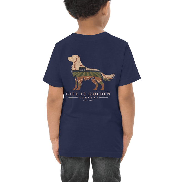 The Home Team Golden Toddler Tee