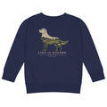 The Fairway Golden Little Kids Crew — Navy