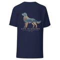 The Beach Day Golden Tee — Navy