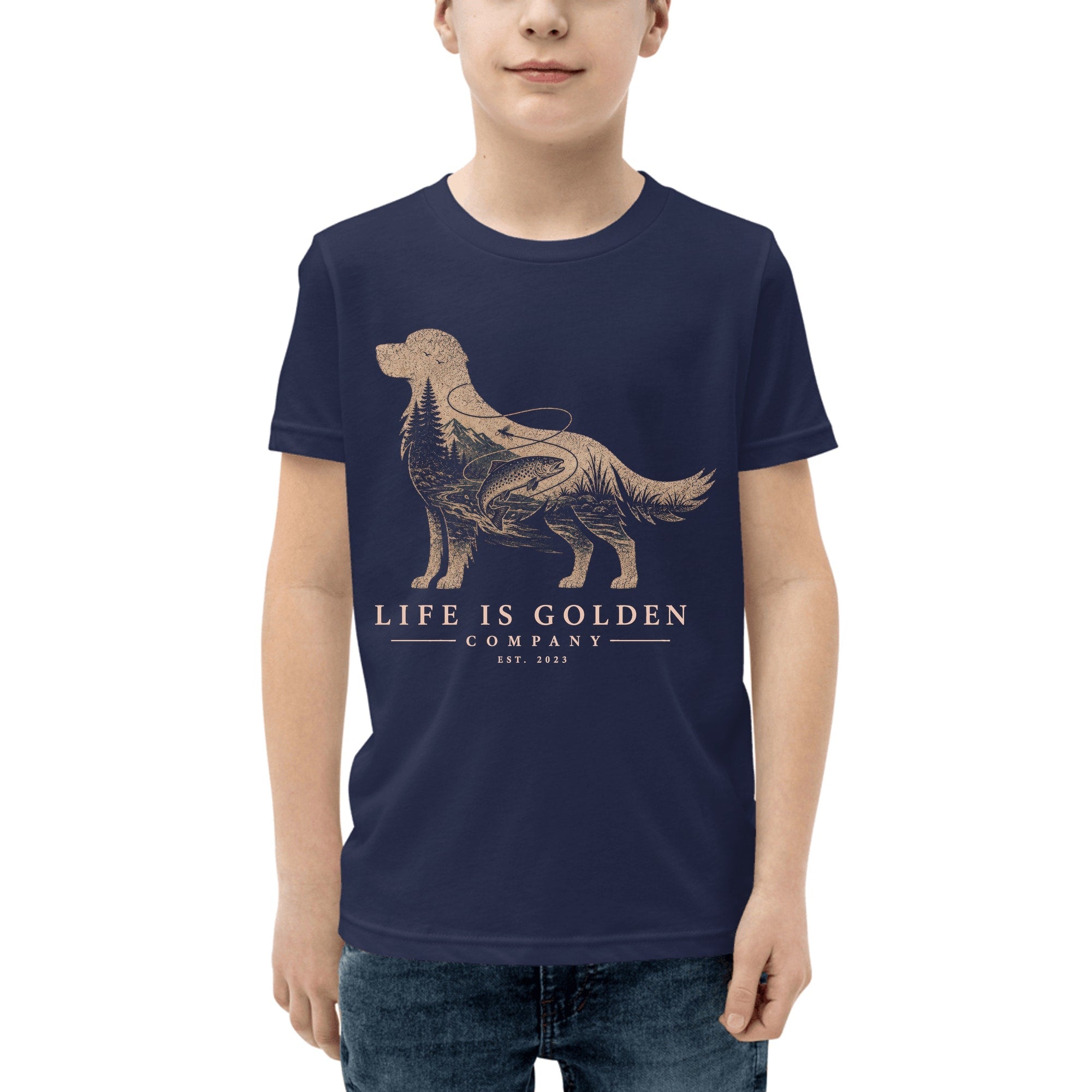 The Riverbend Golden — Navy