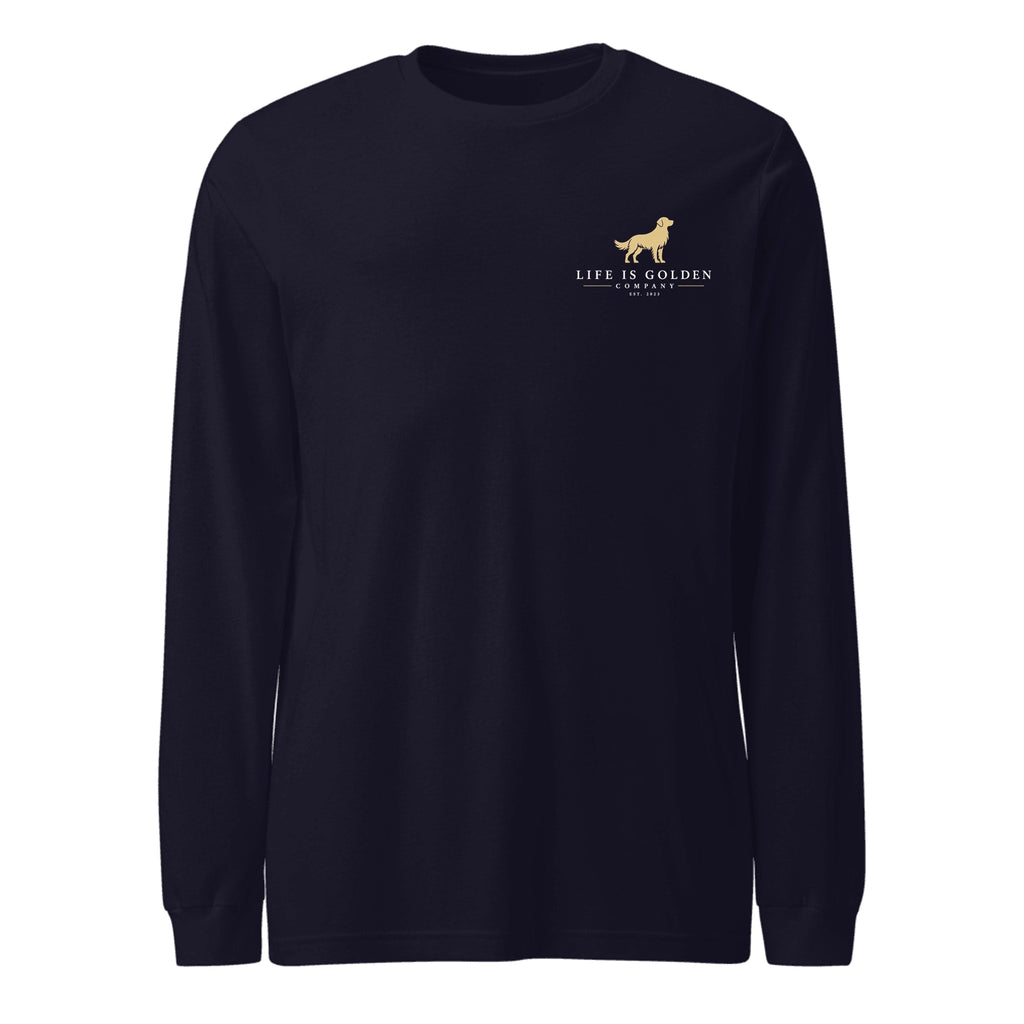 Camp Chair Companion Long-Sleeve — Navy (front)