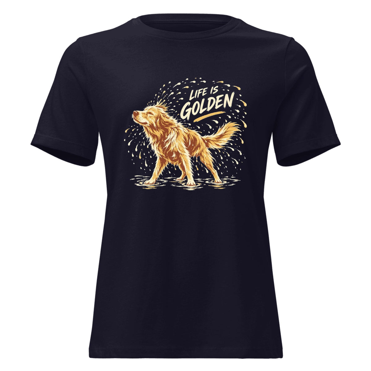 Shake It Off Women's Relaxed Tee — Navy