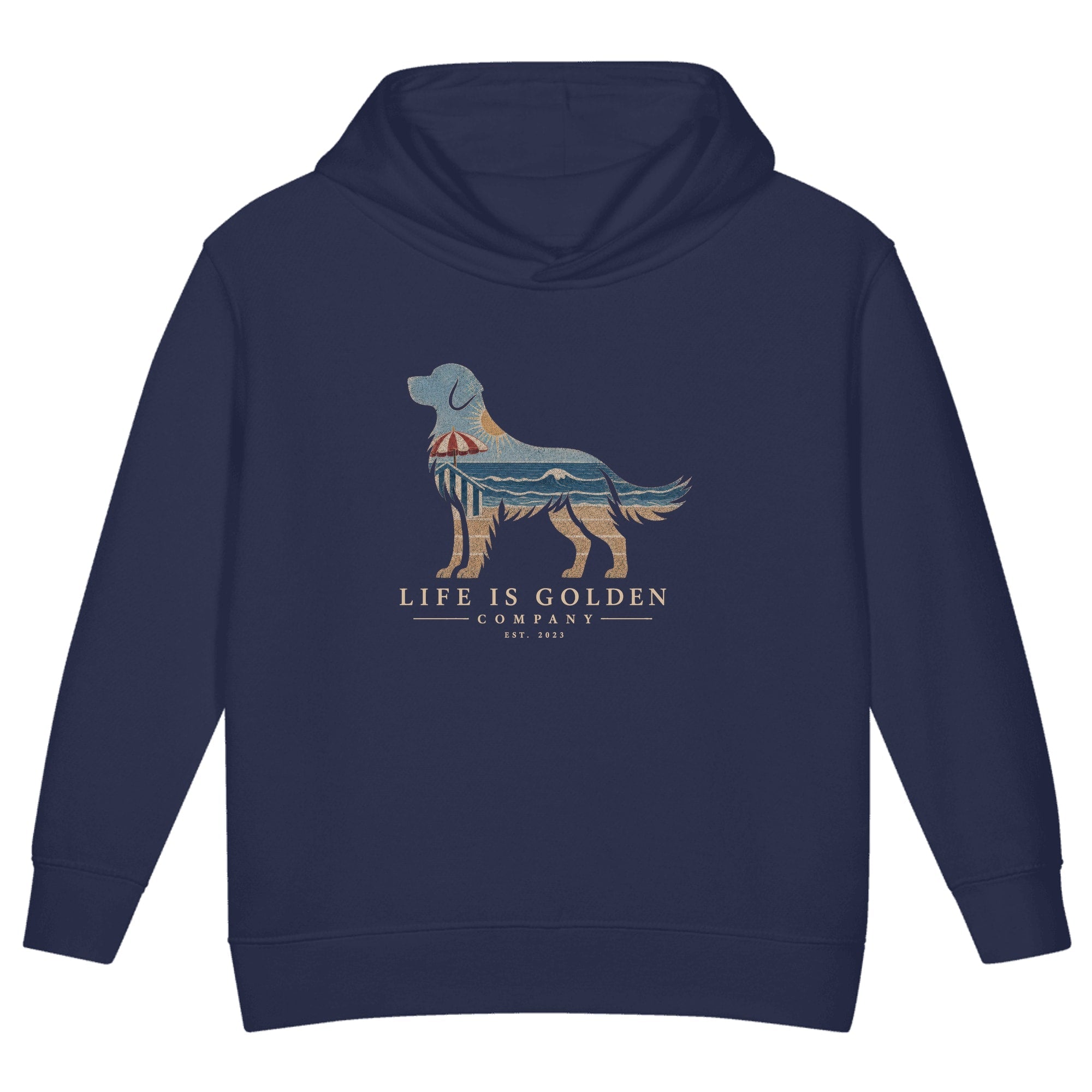 The Beach Day Golden — Navy