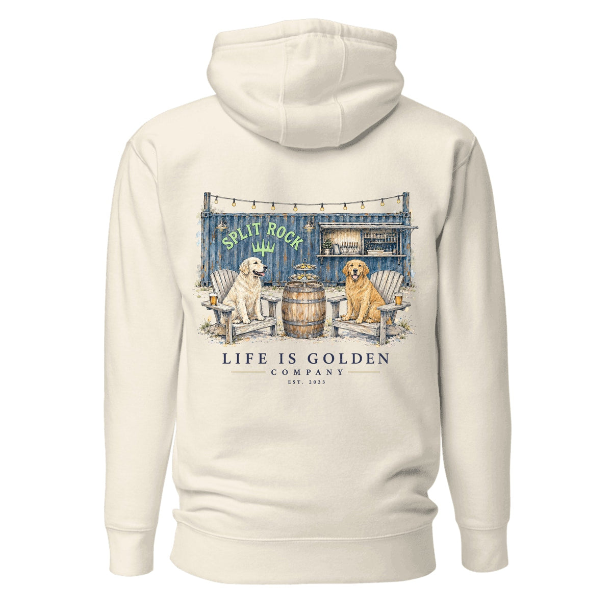 The Raw Bar Hoodie — Oatmeal Heather