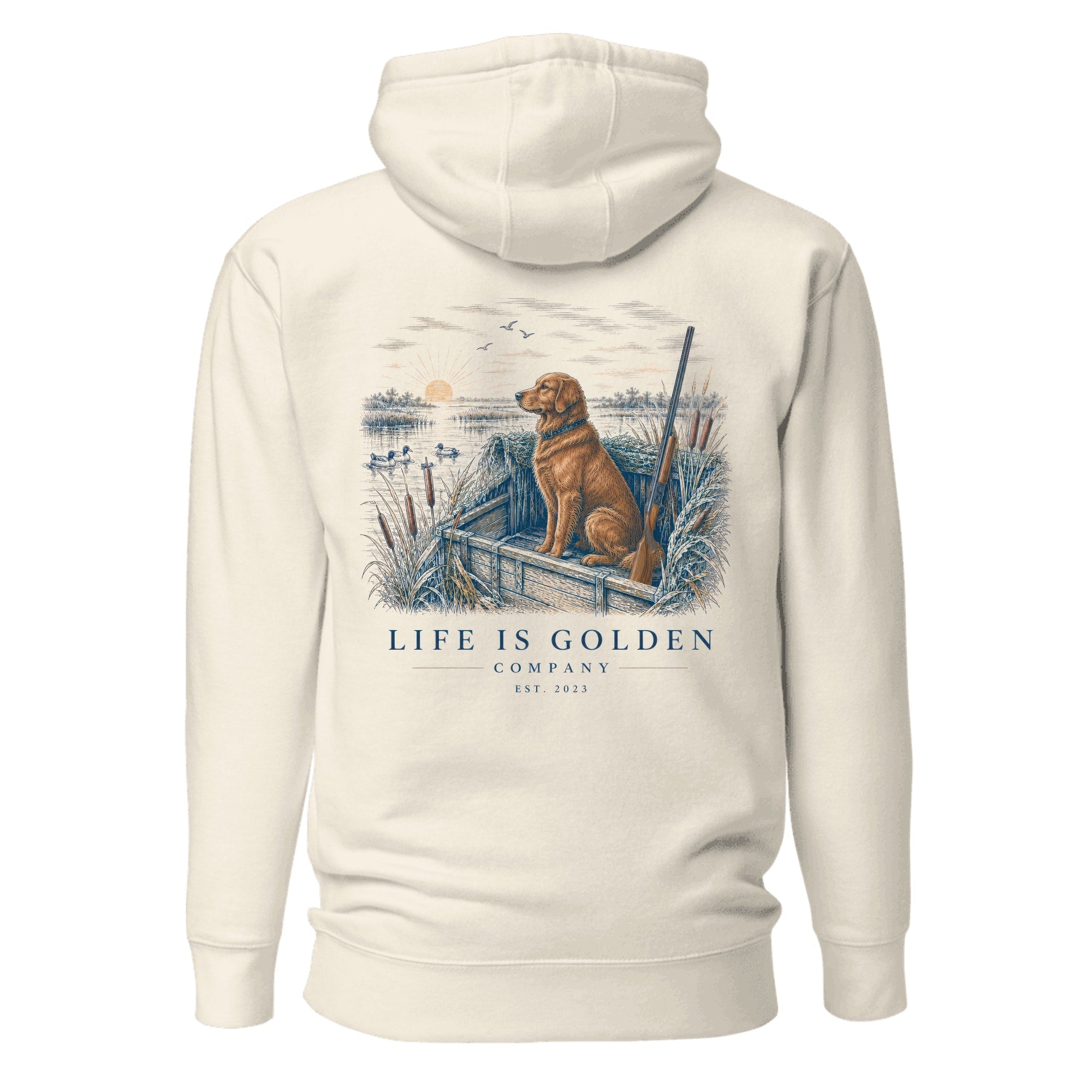 The Hunting Blind Hoodie — Oatmeal Heather
