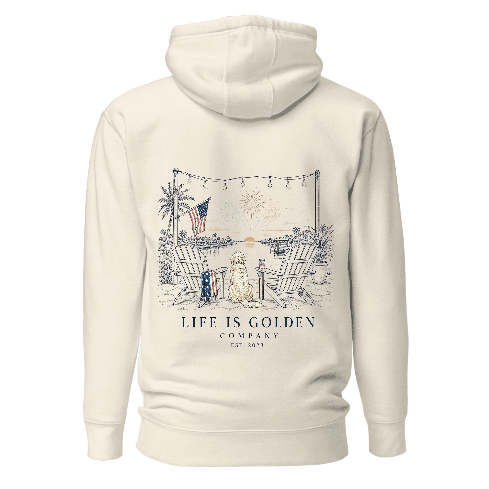 The Fireworks Watch Hoodie — Oatmeal Heather