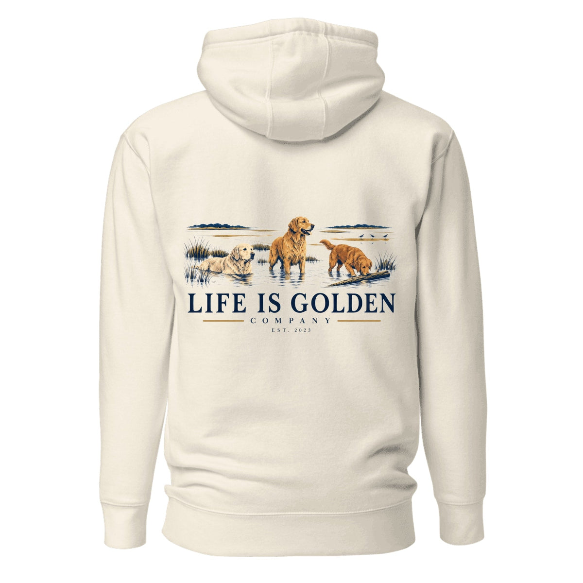 Salt Marsh Trio Hoodie — Oatmeal Heather
