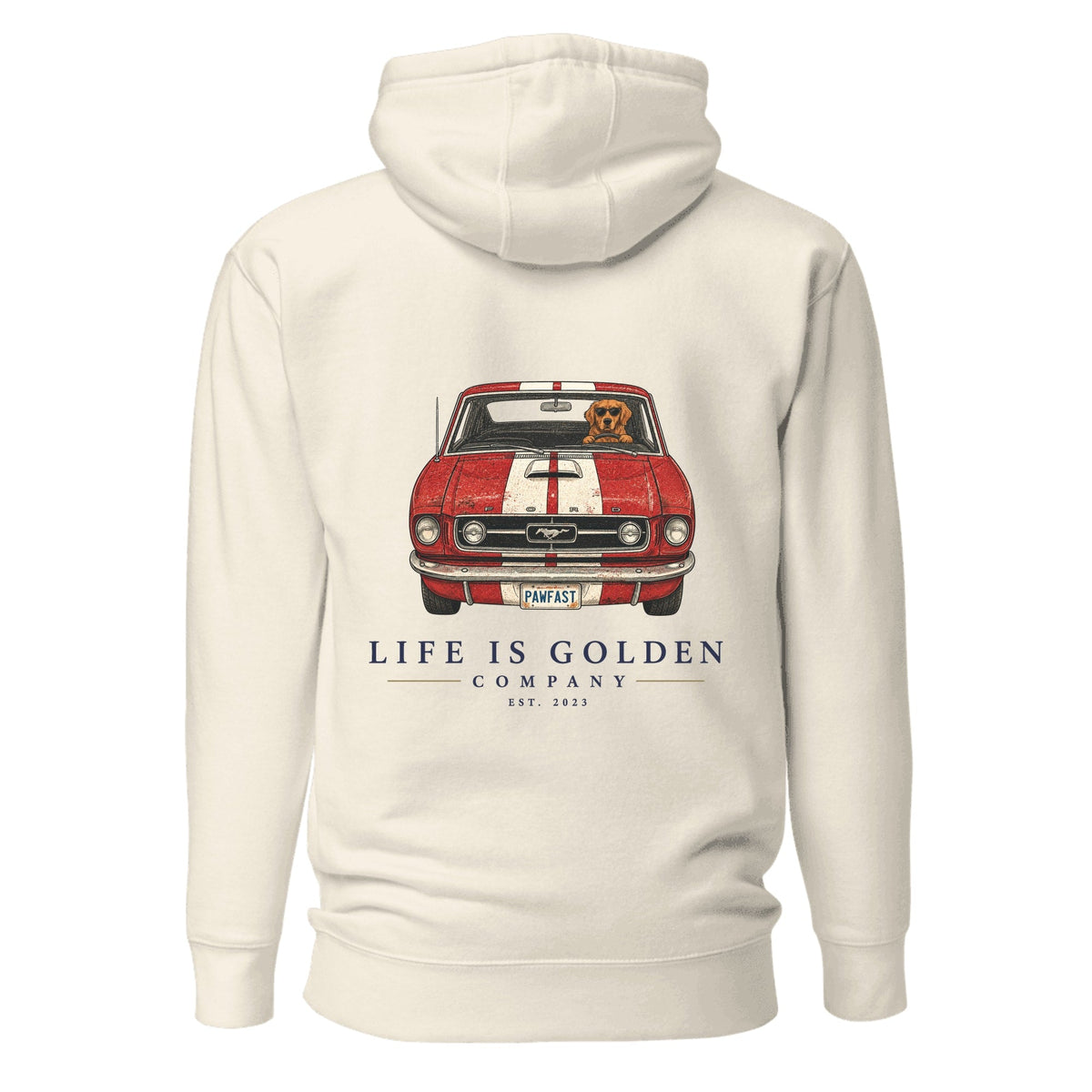 The Pony Run Hoodie — Oatmeal Heather