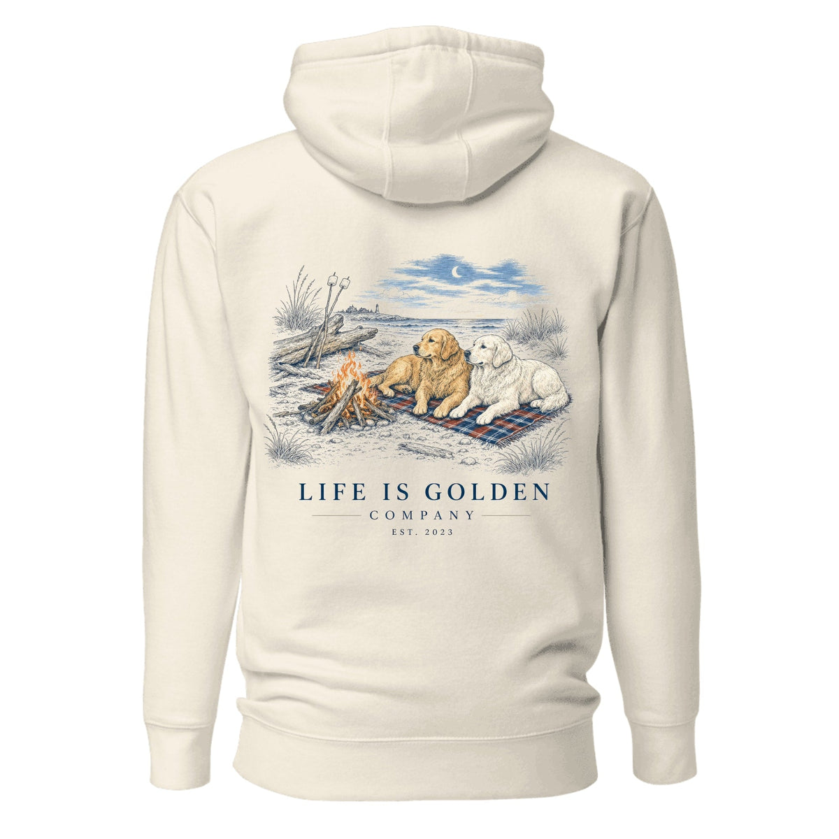 The Last Bonfire Hoodie — Oatmeal Heather