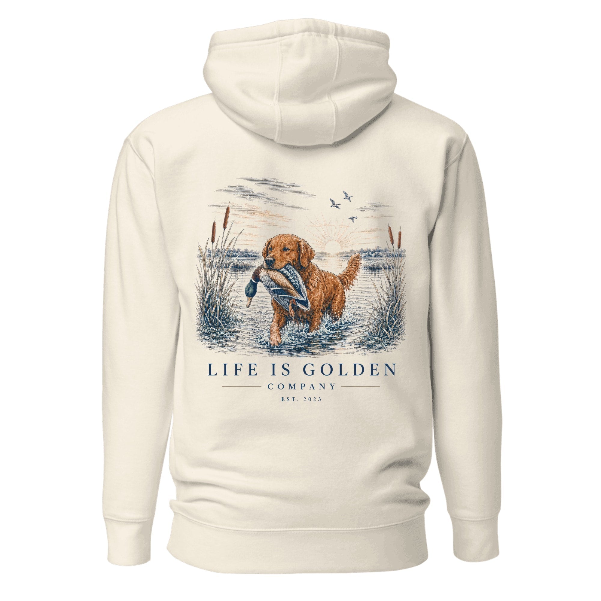 The Marsh Retrieve Hoodie — Oatmeal Heather