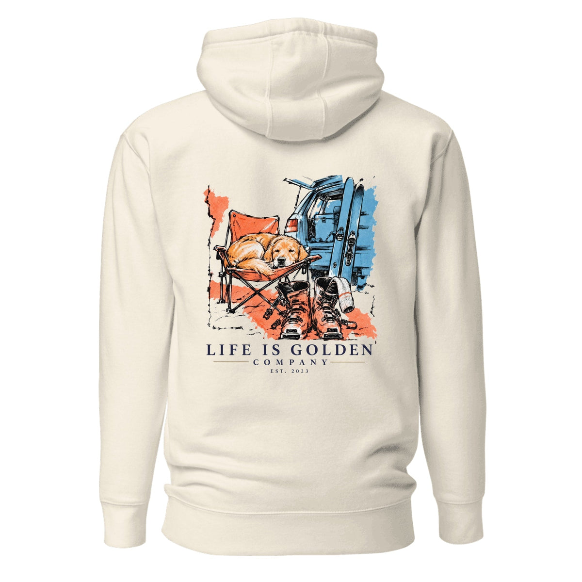 Boots Off Hoodie — Oatmeal Heather