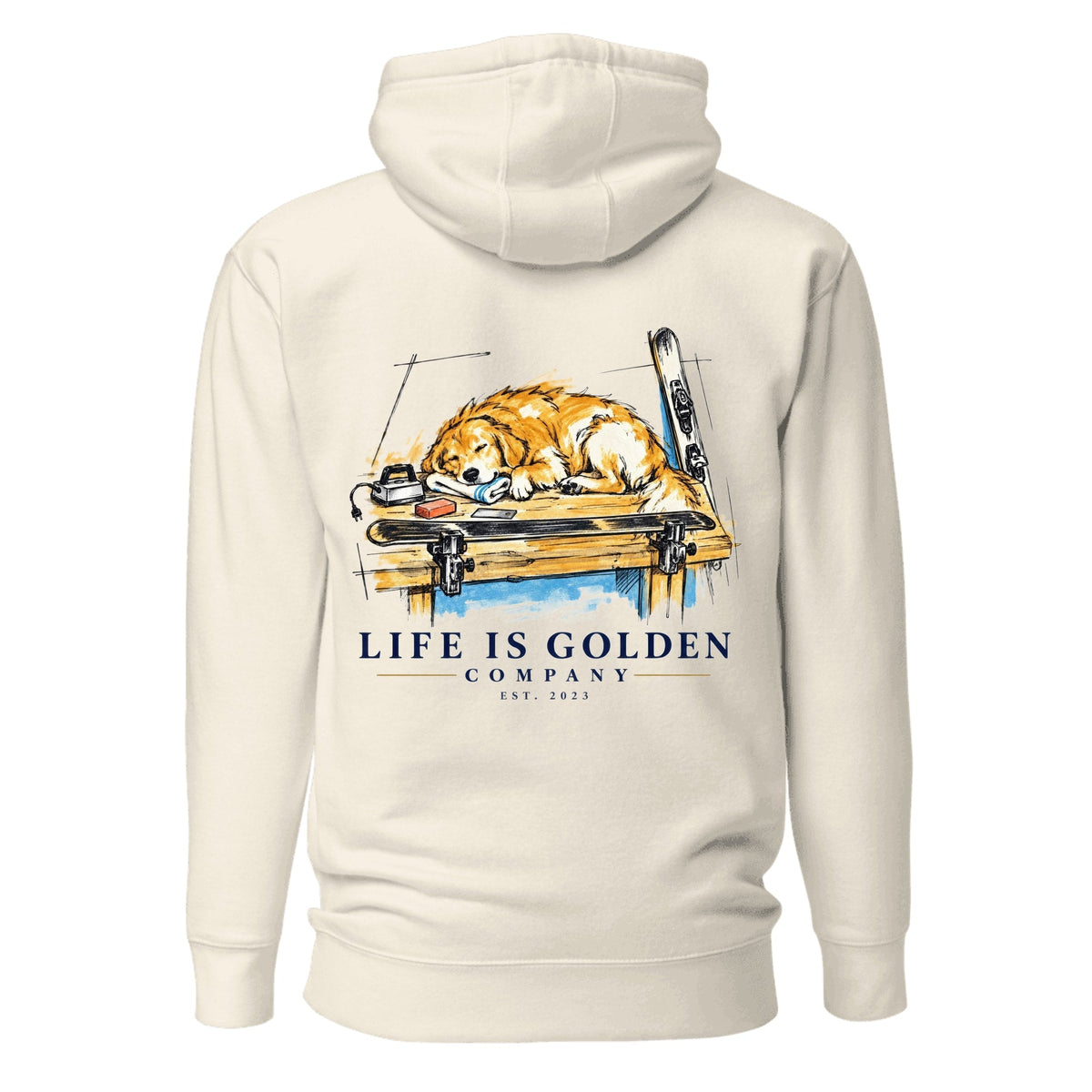 Tuning Break Hoodie — Oatmeal Heather