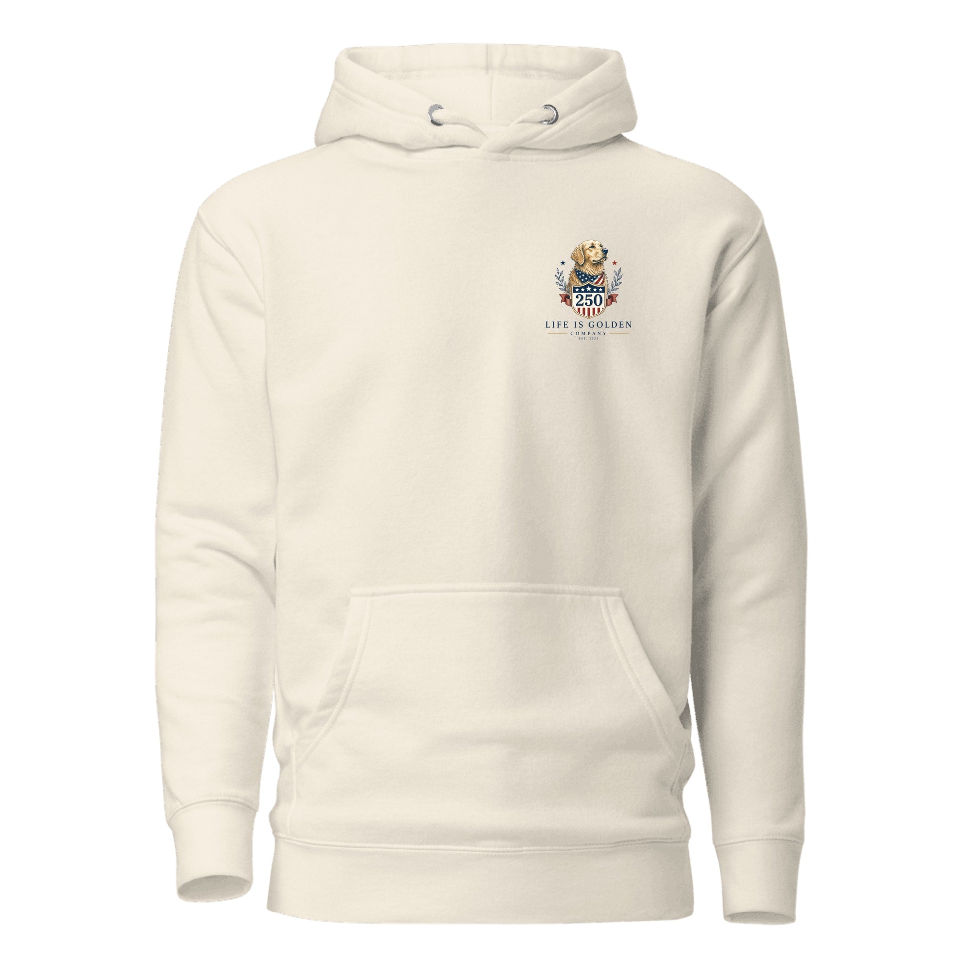 Surfer's Delight Hoodie — Oatmeal Heather (front)
