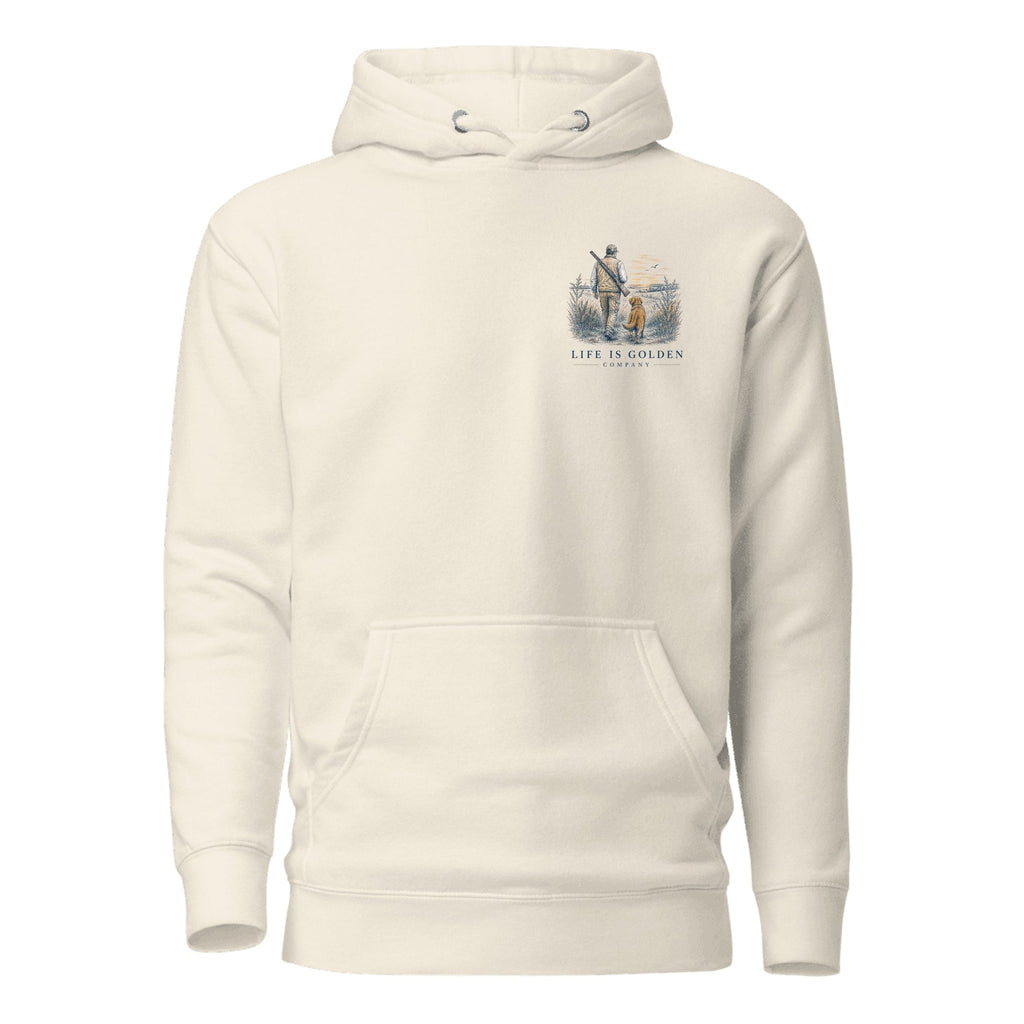 The First Light Hoodie — Oatmeal Heather (front)